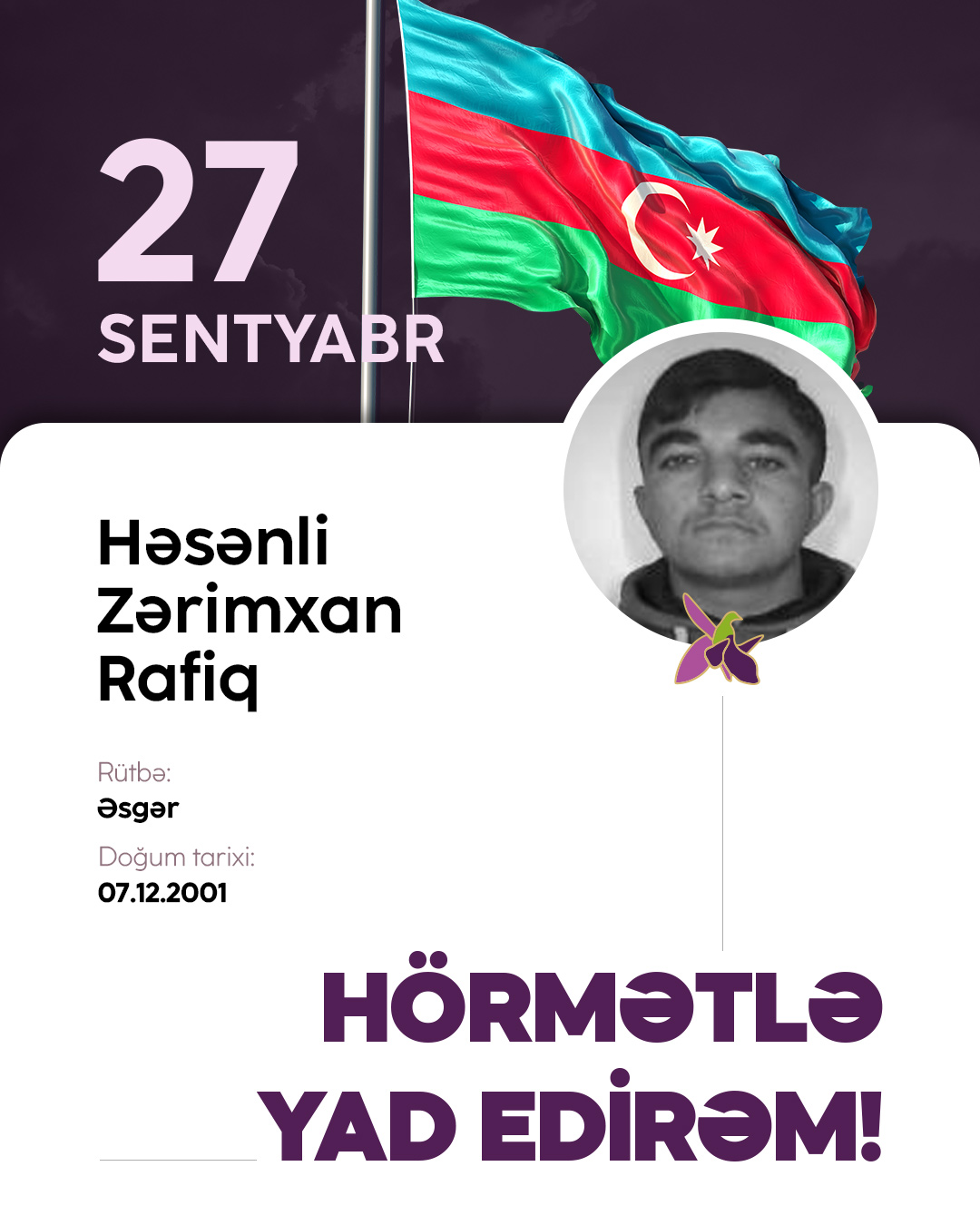 Həsənli Zərimxan Rafiq