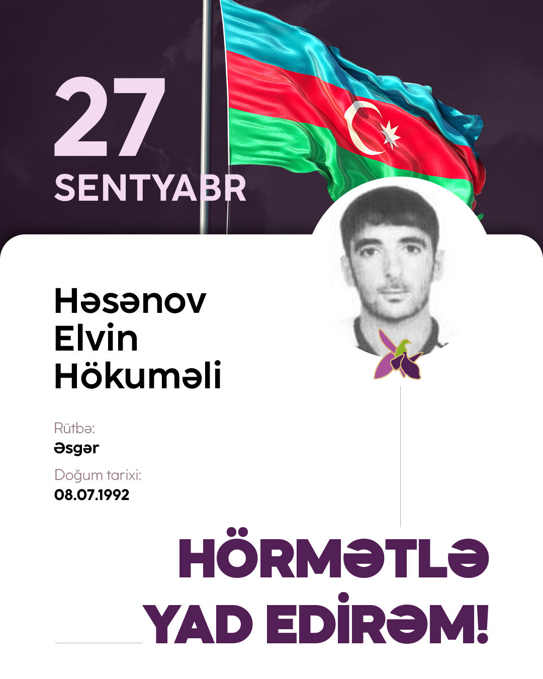 Həsənov Elvin Hökuməli