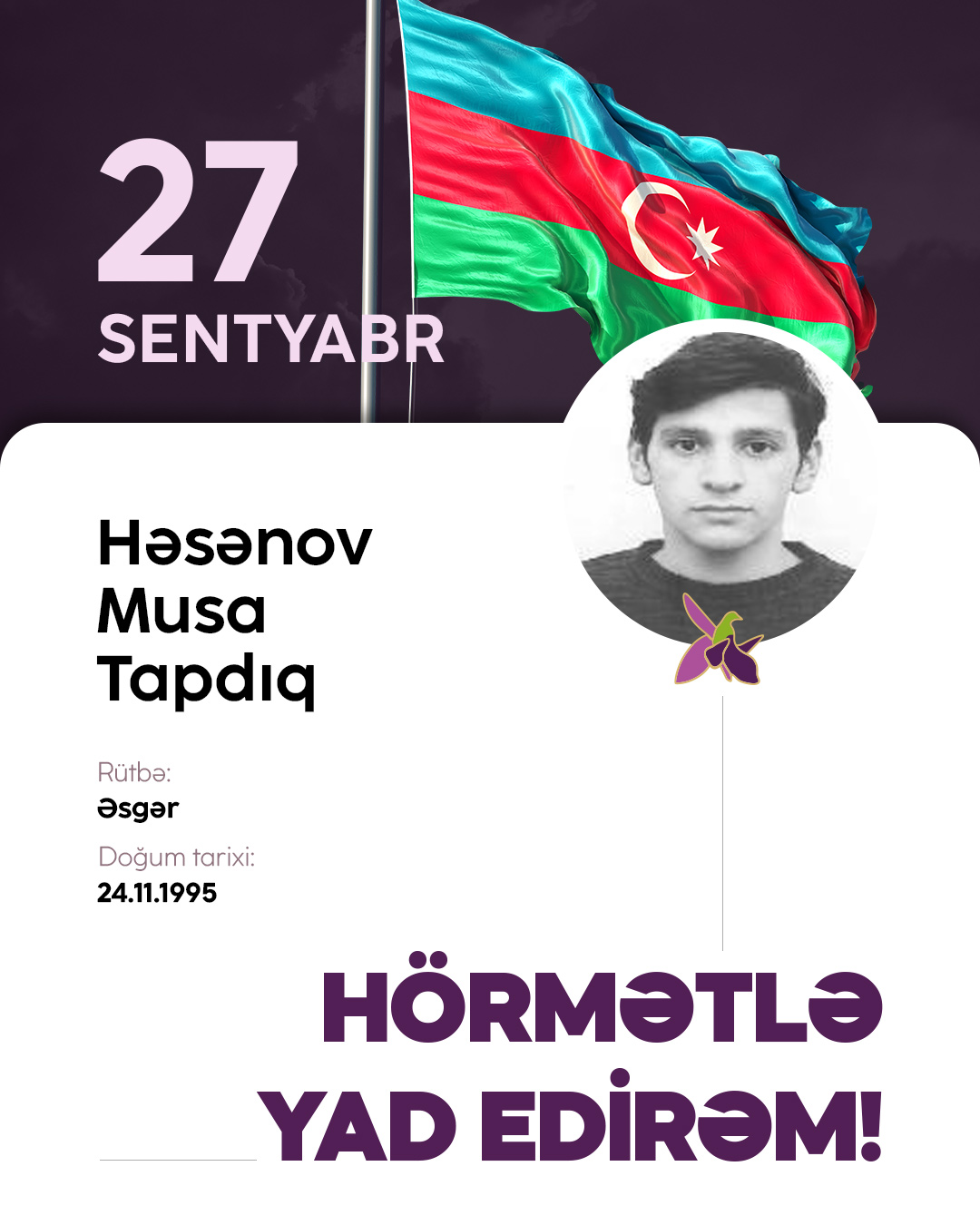 Həsənov Musa Tapdıq