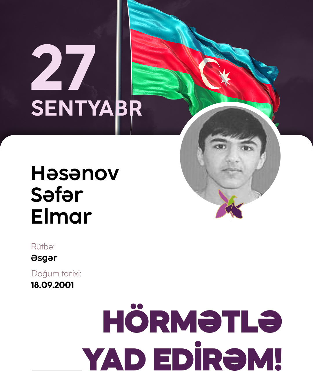 Həsənov Səfər Elmar