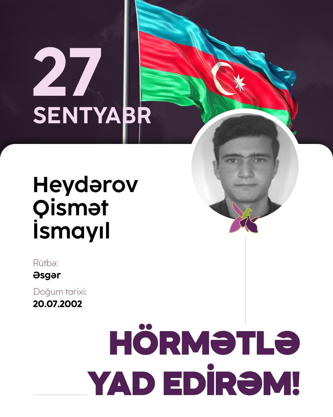 Heydərov Qismət İsmayıl