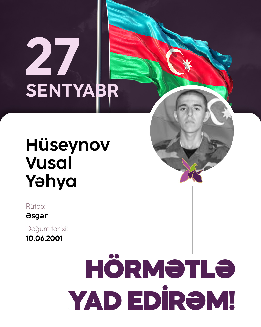 Hüseynov Vusal Yəhya