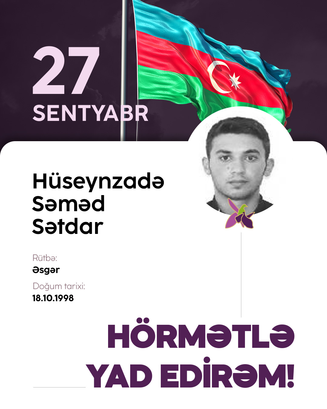 Hüseynzadə Səməd Sətdar