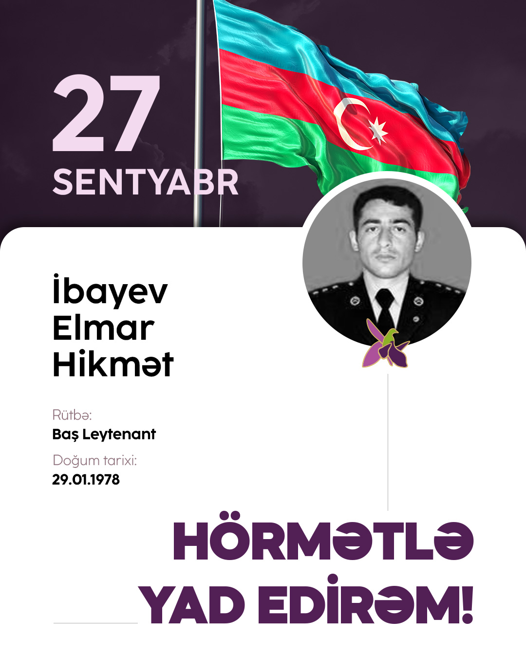 İbayev Elmar Hikmət