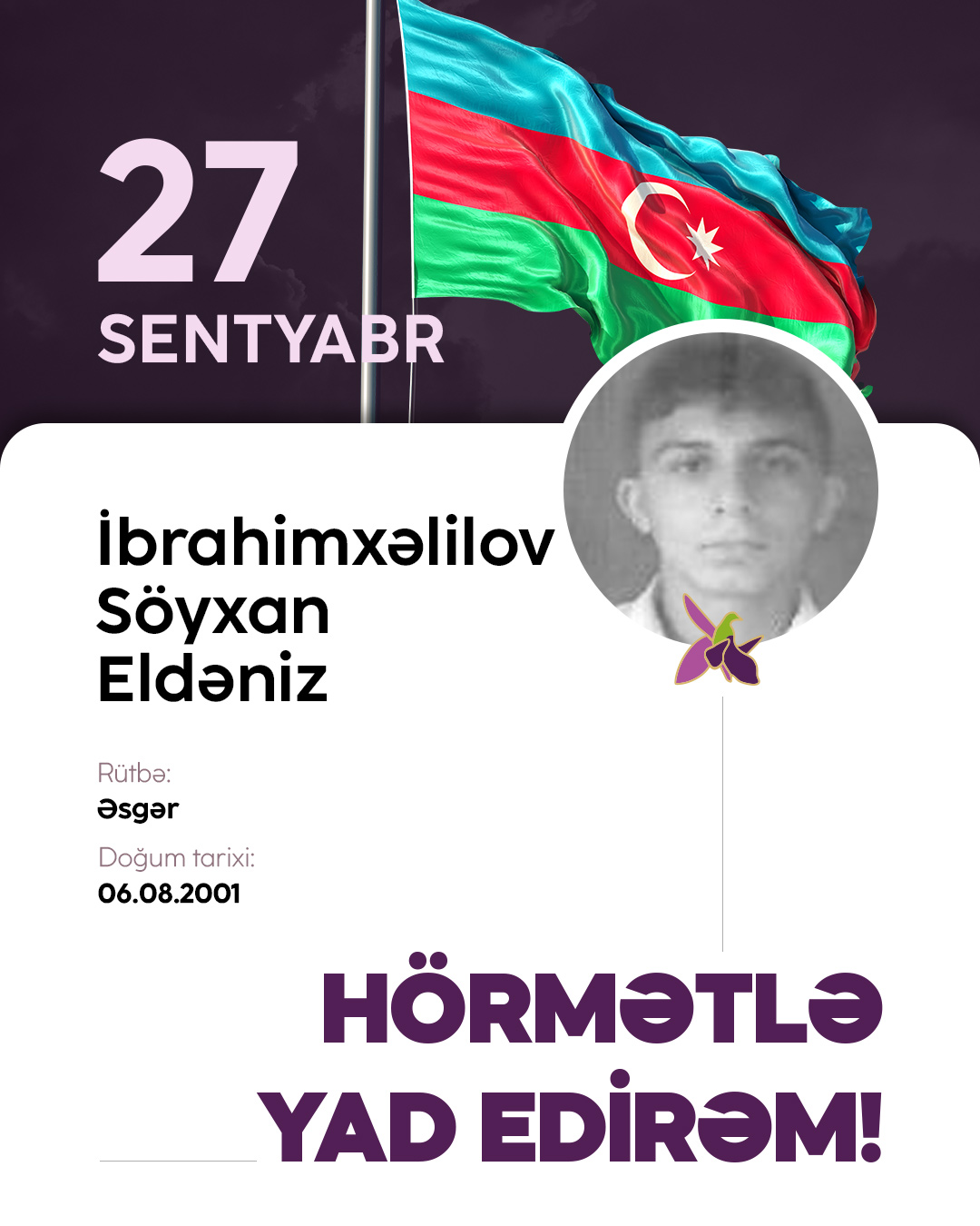 İbrahimxəlilov Söyxan Eldəniz