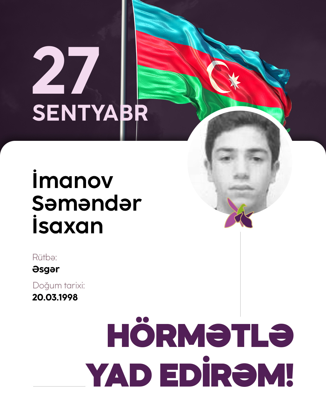 İmanov Səməndər İsaxan