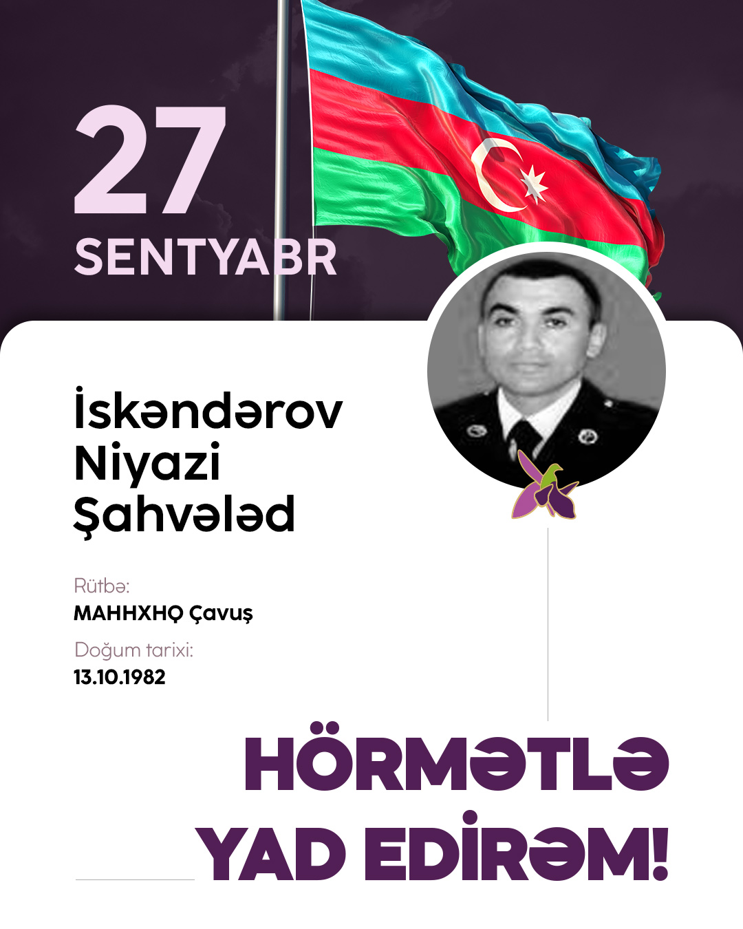 İskəndərov Niyazi Şahvələd