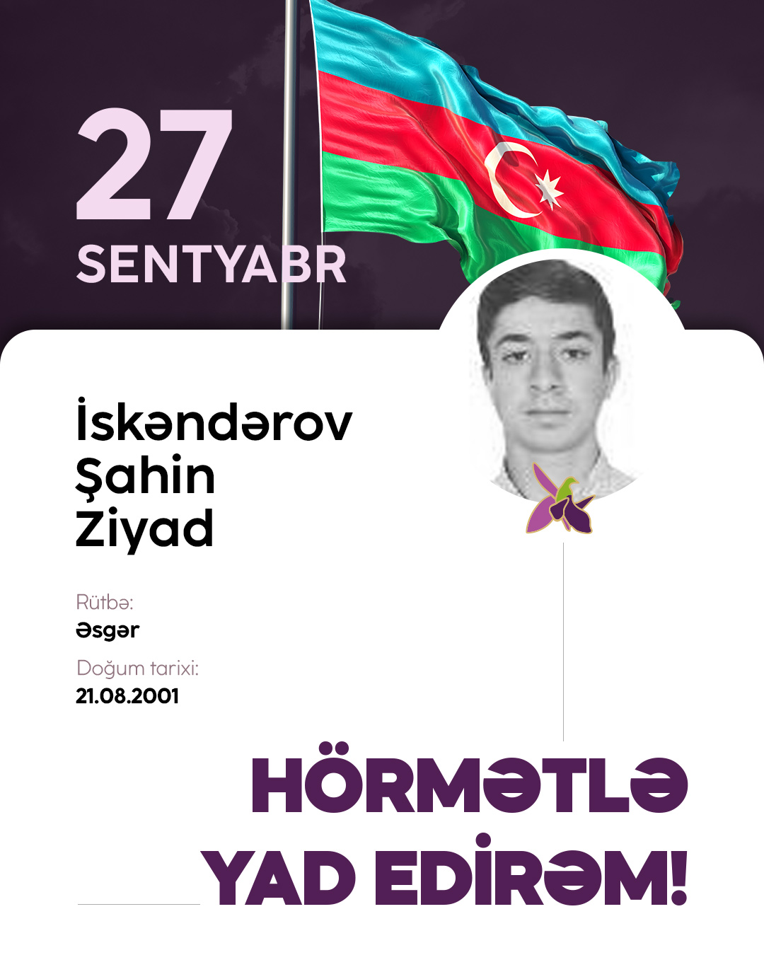 İskəndərov Şahin Ziyad
