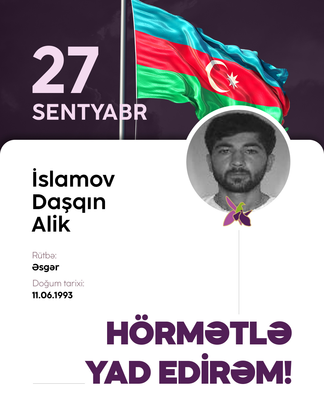 İslamov Daşqın Alik