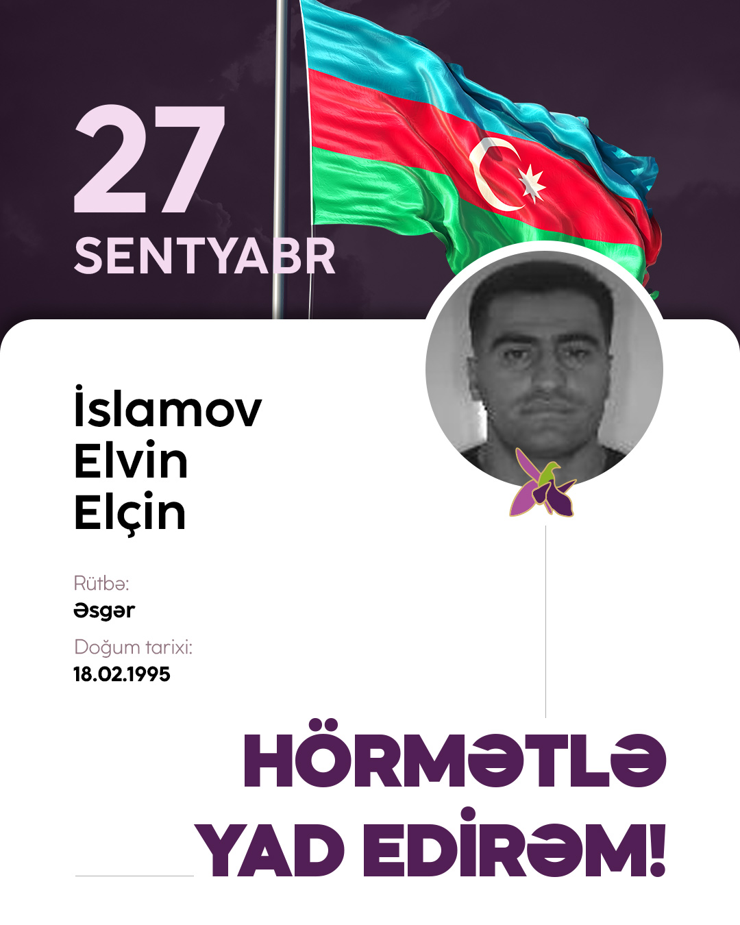 İslamov Elvin Elçin