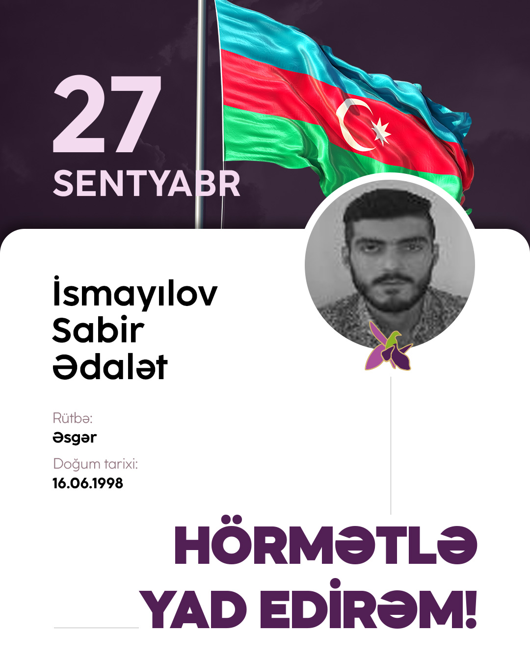 İsmayılov Sabir Ədalət