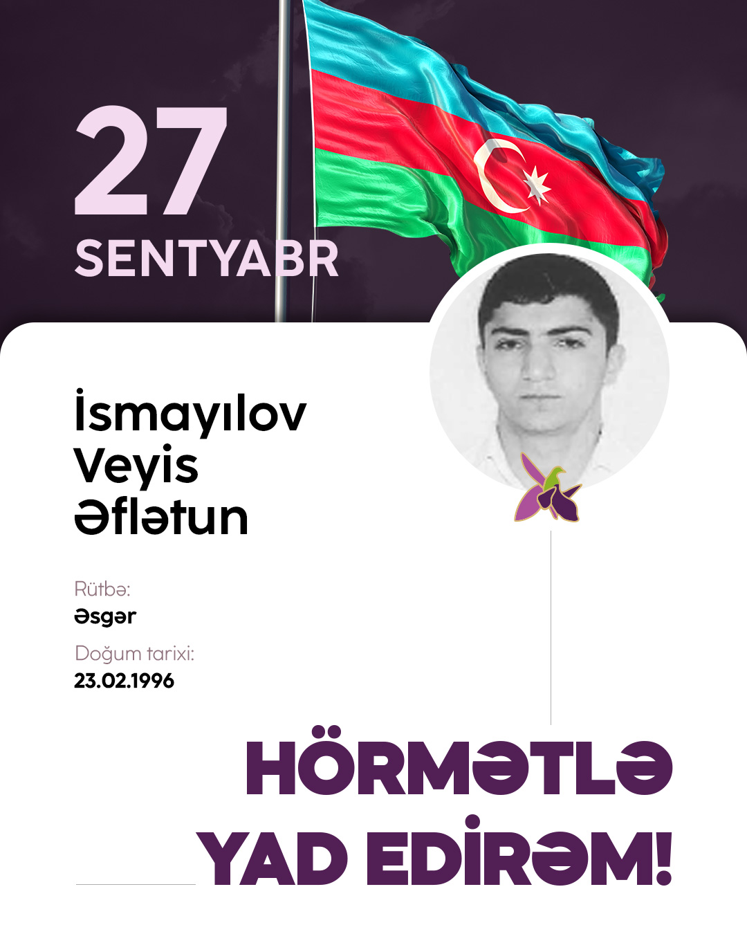 İsmayılov Veyis Əflətun
