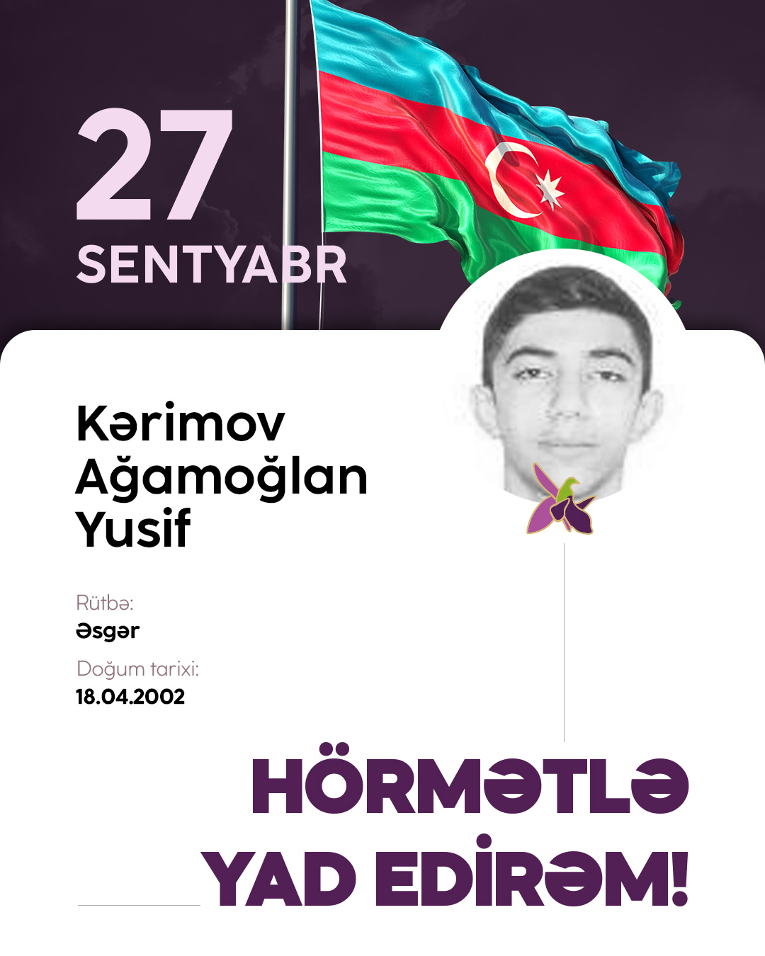 Kərimov Ağamoğlan Yusif