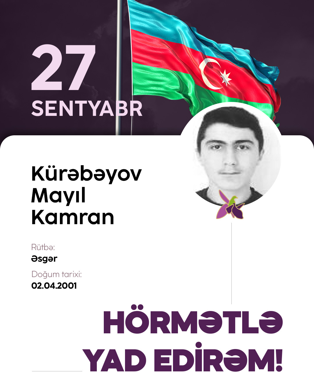 Kürəbəyov Mayıl Kamran