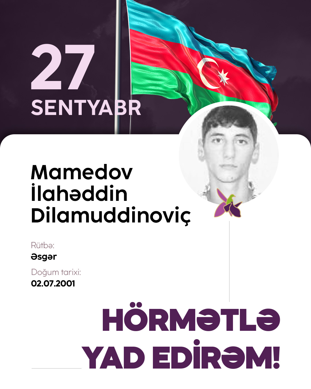Mamedov İlahəddin Dilamuddinoviç