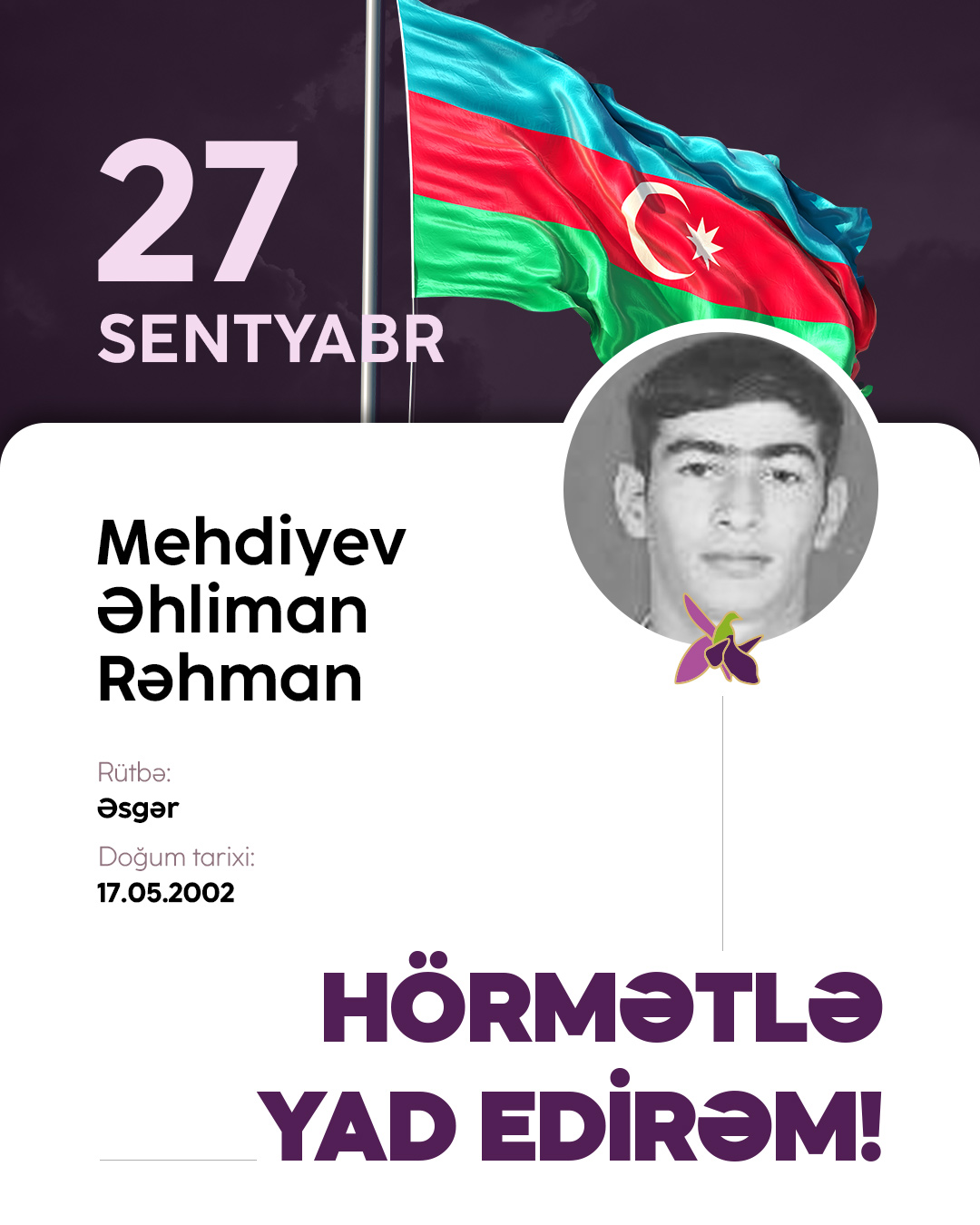Mehdiyev Əhliman Rəhman