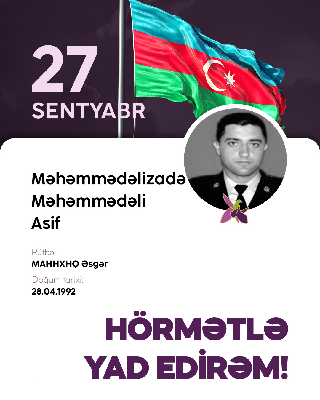 Məhəmmədəlizadə Məhəmmədəli Asif