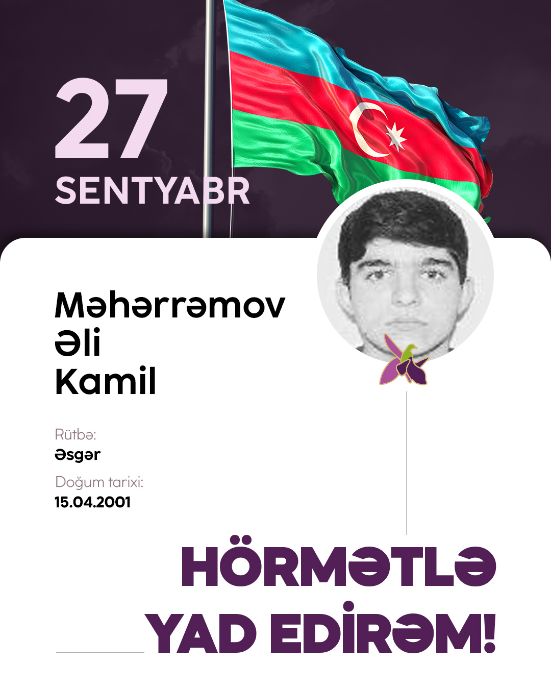 Məhərrəmov Əli Kamil