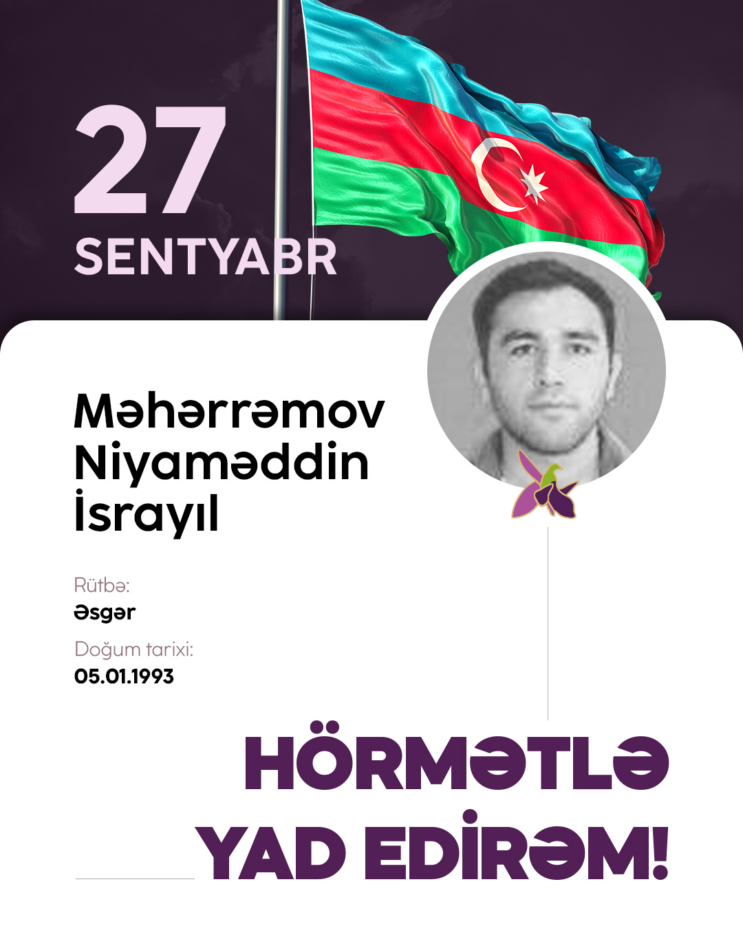 Məhərrəmov Niyaməddin İsrayıl