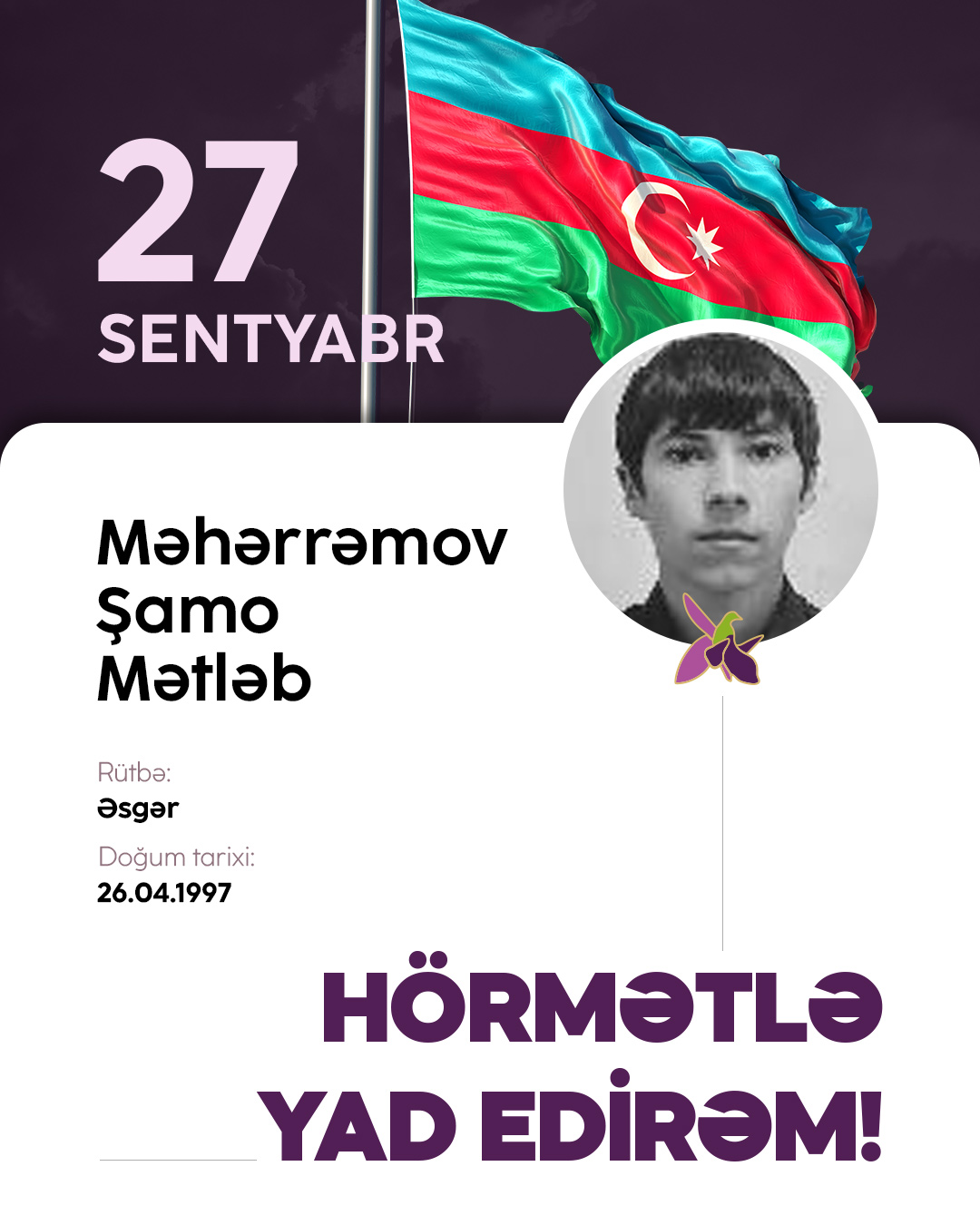 Məhərrəmov Şamo Mətləb
