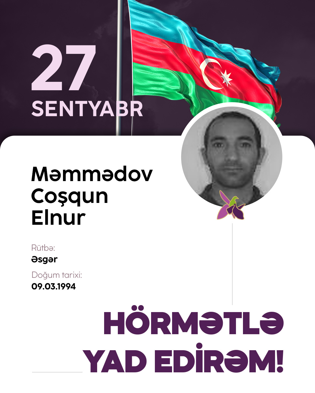 Məmmədov Coşqun Elnur