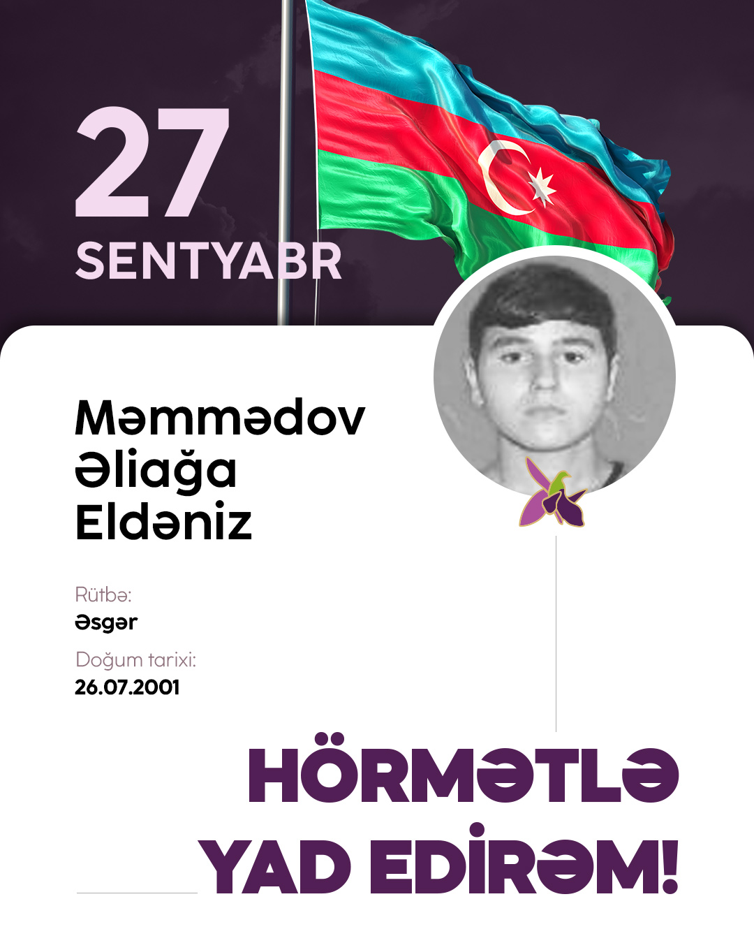 Məmmədov Əliağa Eldəniz