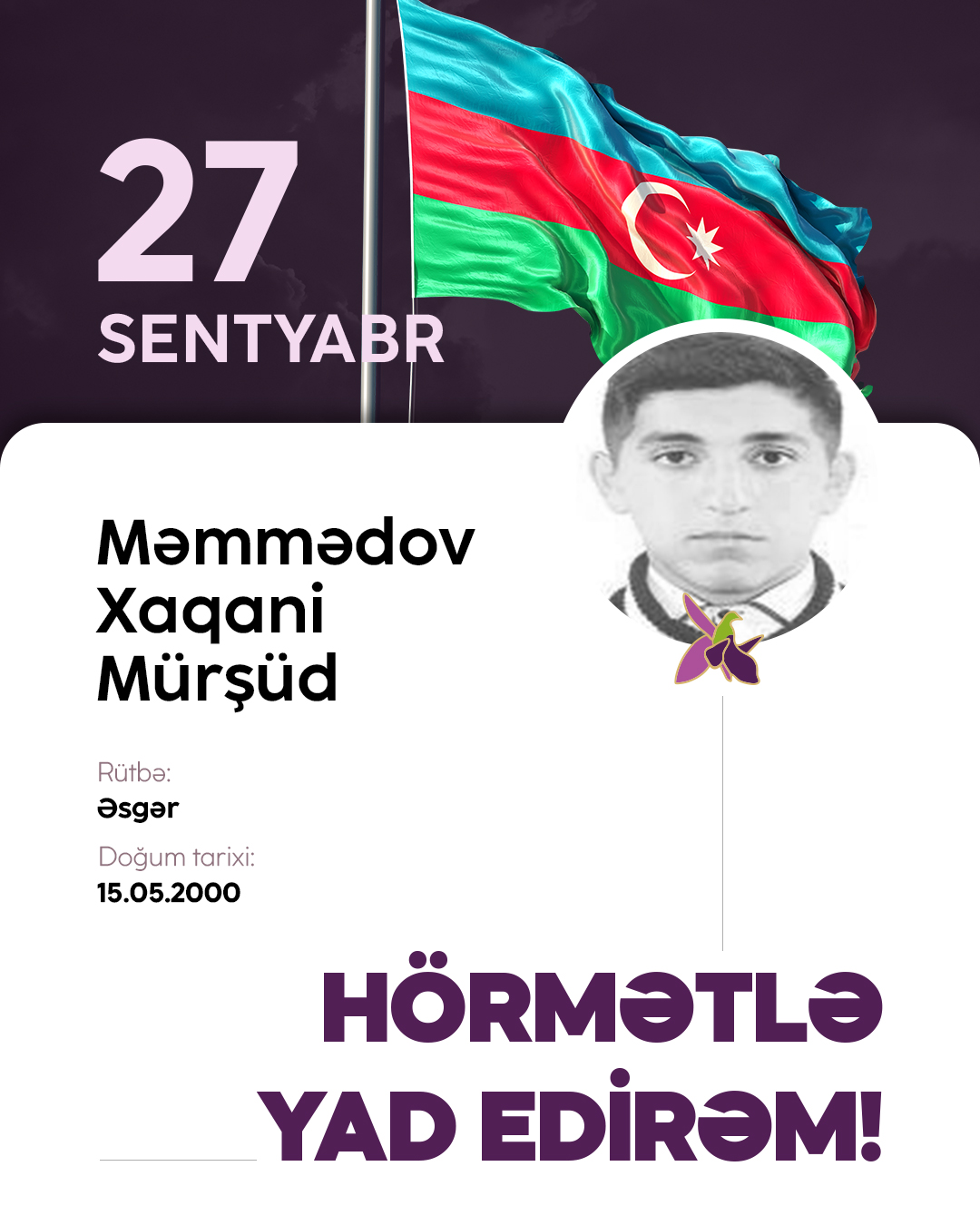 Məmmədov Xaqani Mürşüd