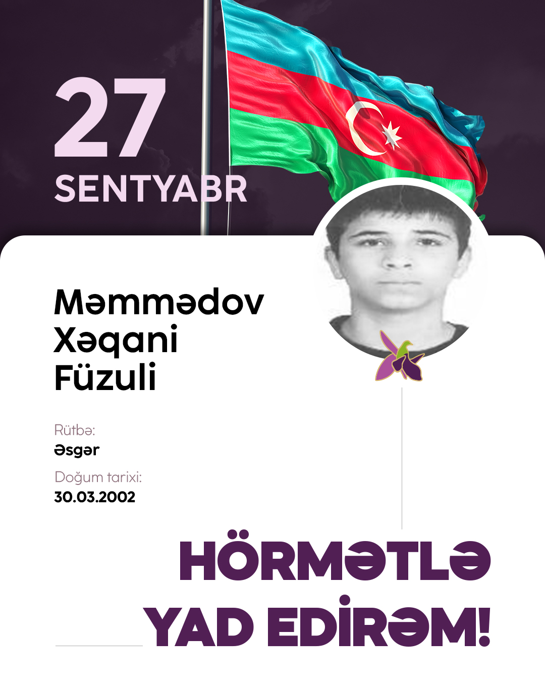 Məmmədov Xəqani Füzuli