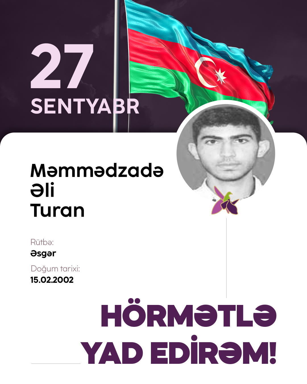 Məmmədzadə Əli Turan