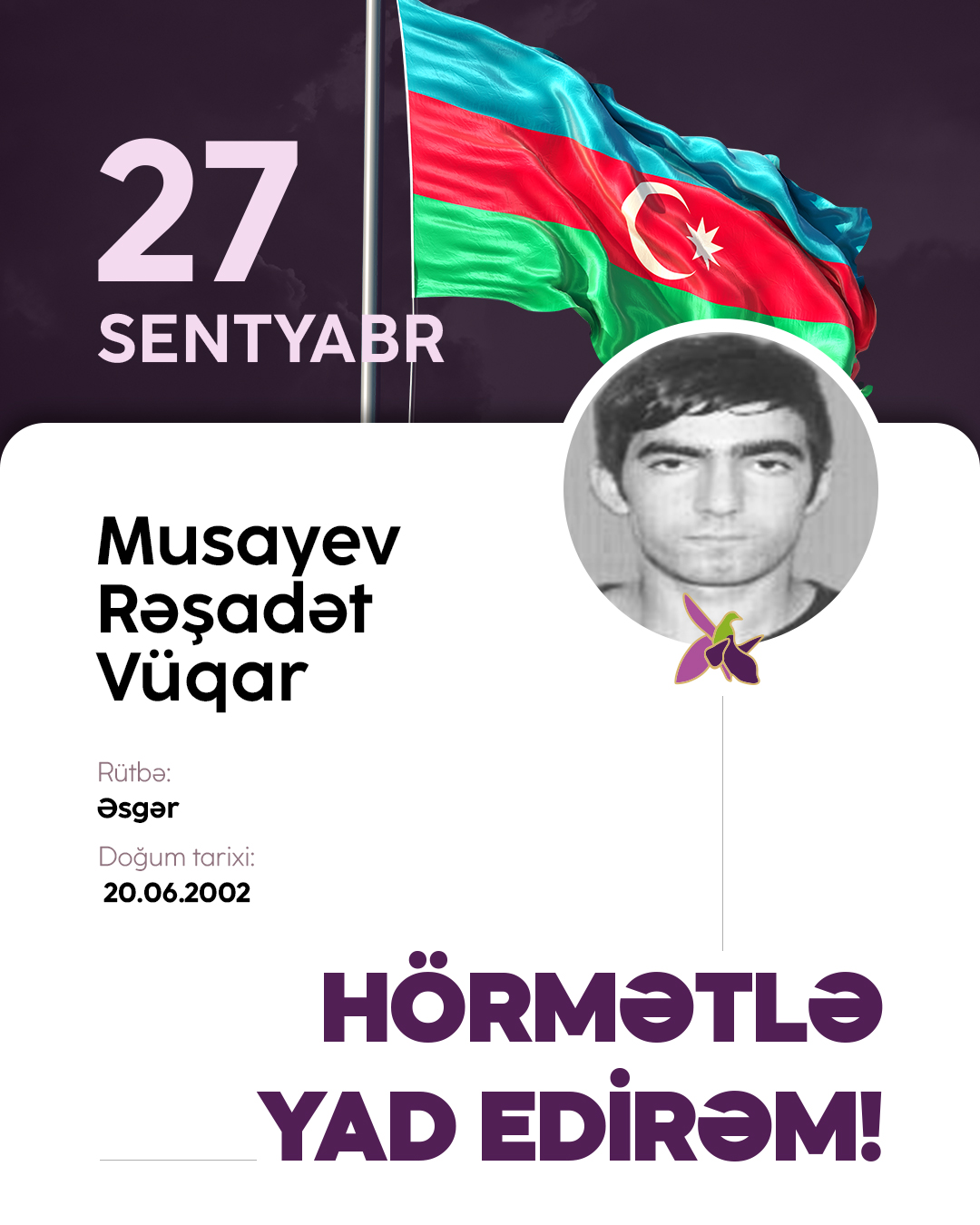Musayev Rəşadət Vüqar