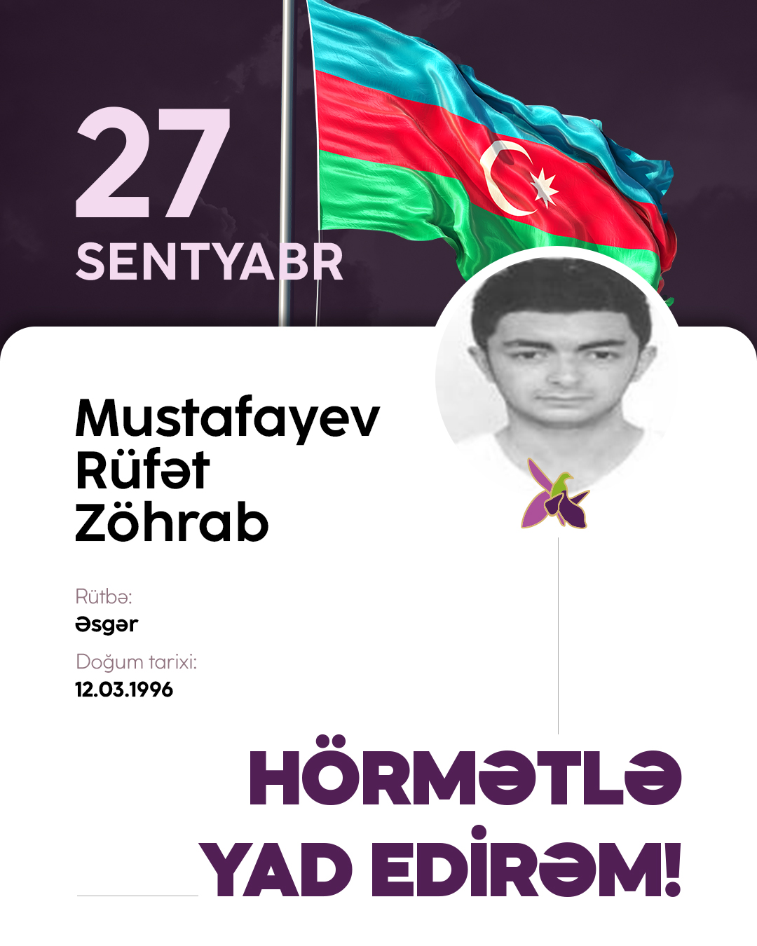 Mustafayev Rüfət Zöhrab