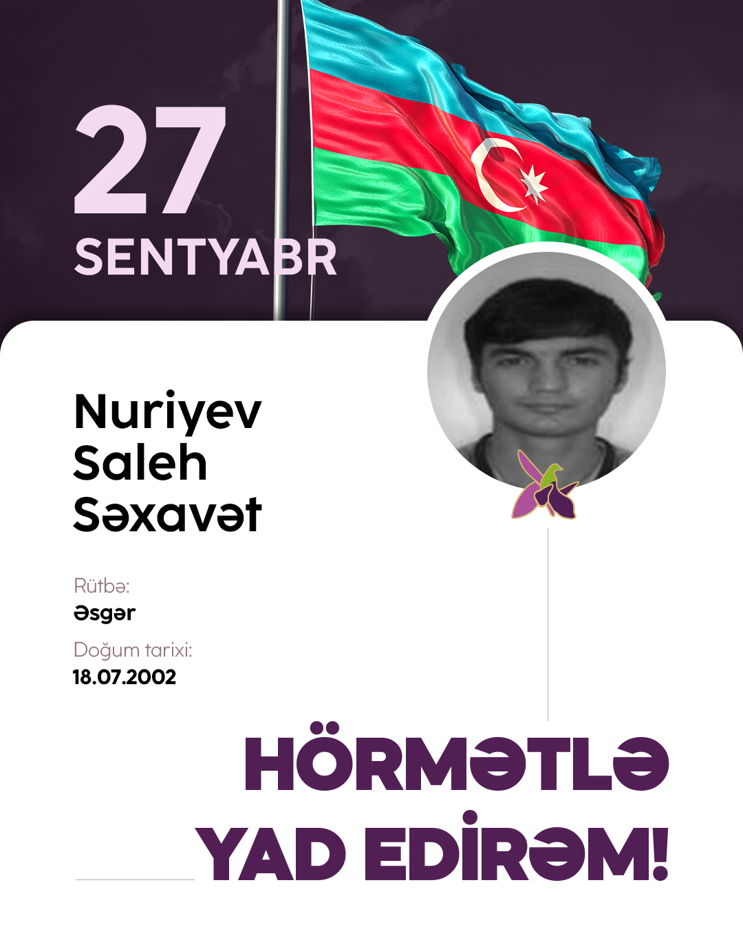 Nuriyev Saleh Səxavət