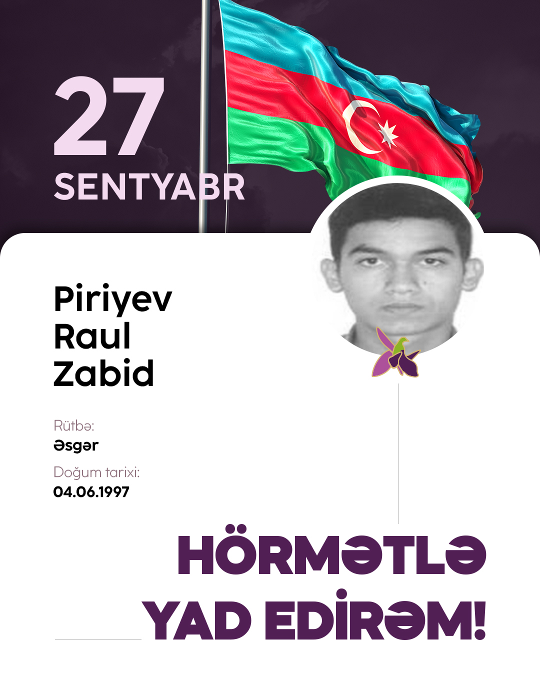 Piriyev Raul Zabid