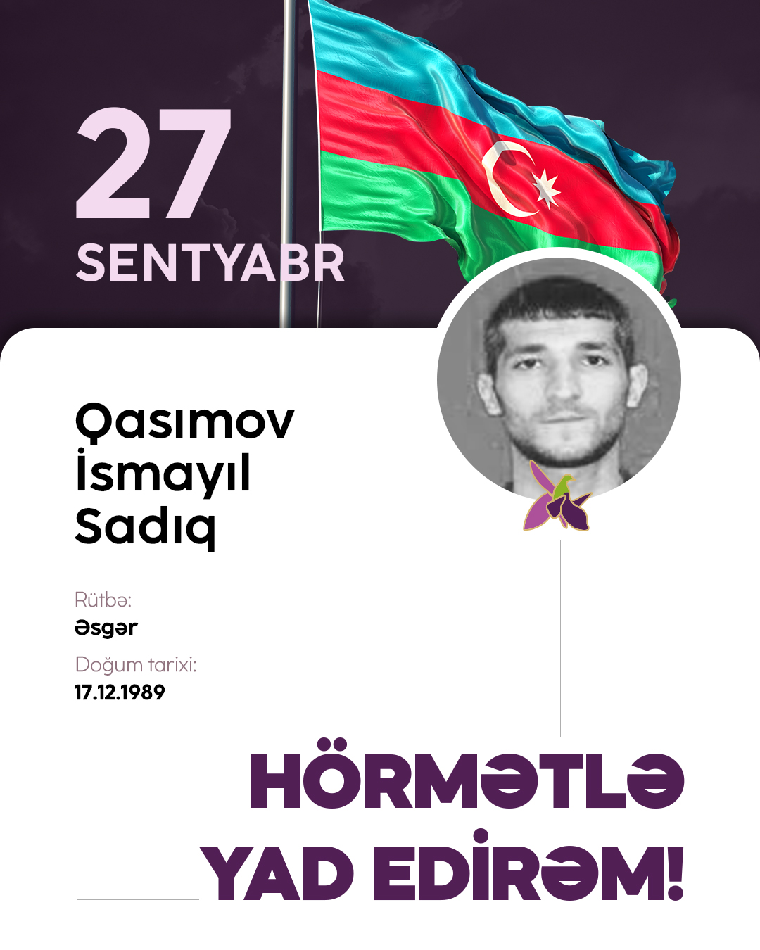 Qasımov İsmayıl Sadıq