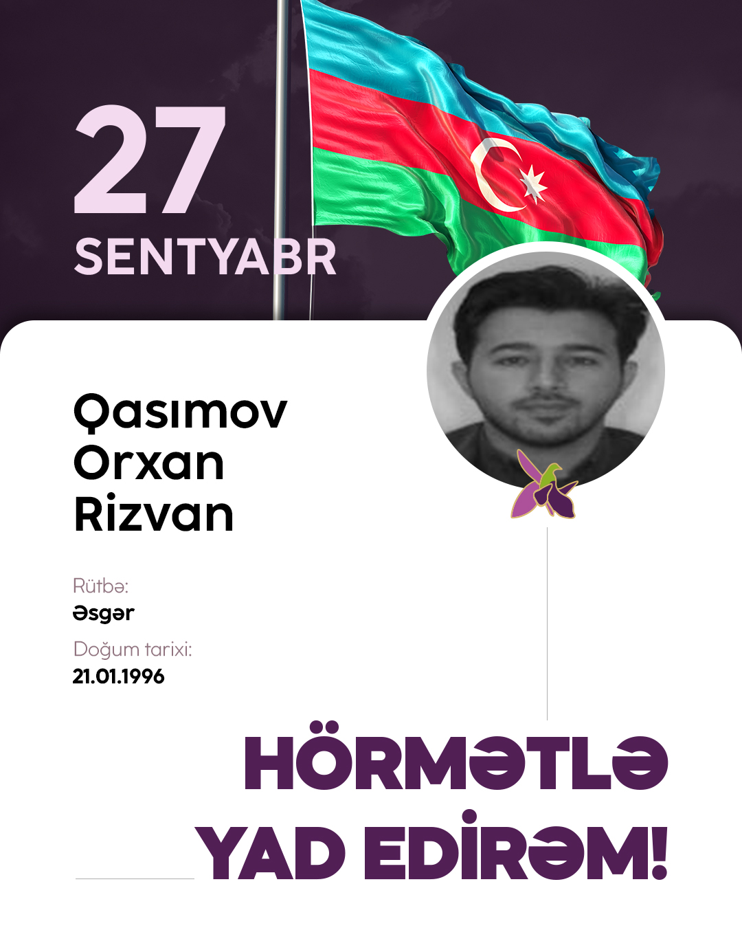 Qasımov Orxan Rizvan