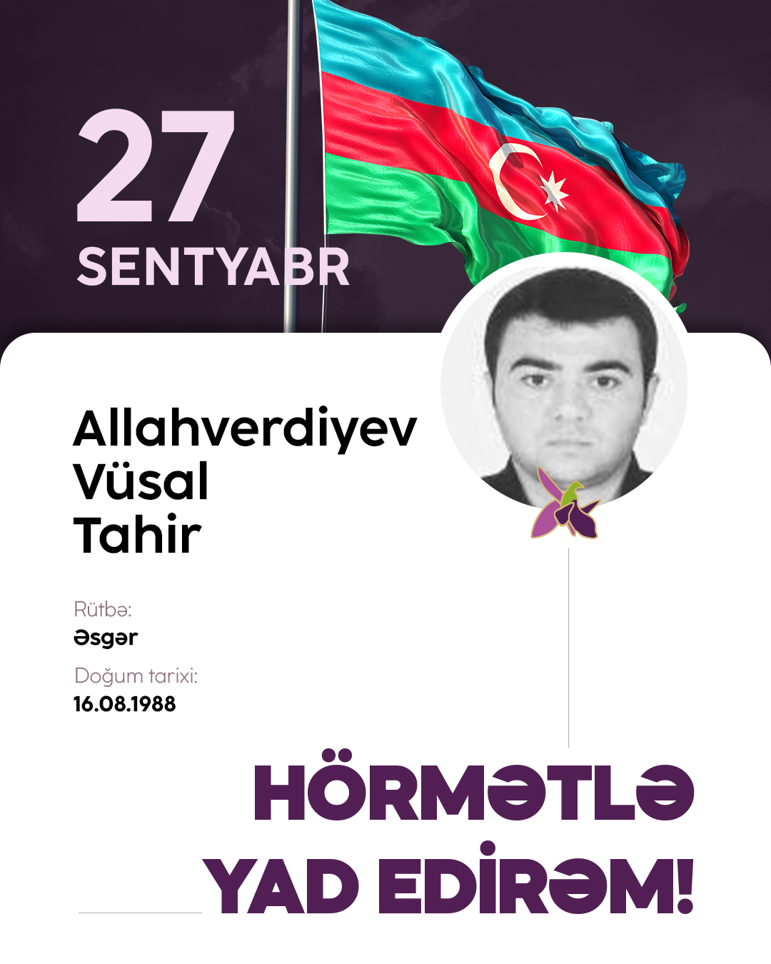 Allahverdiyev Vüsal Tahir