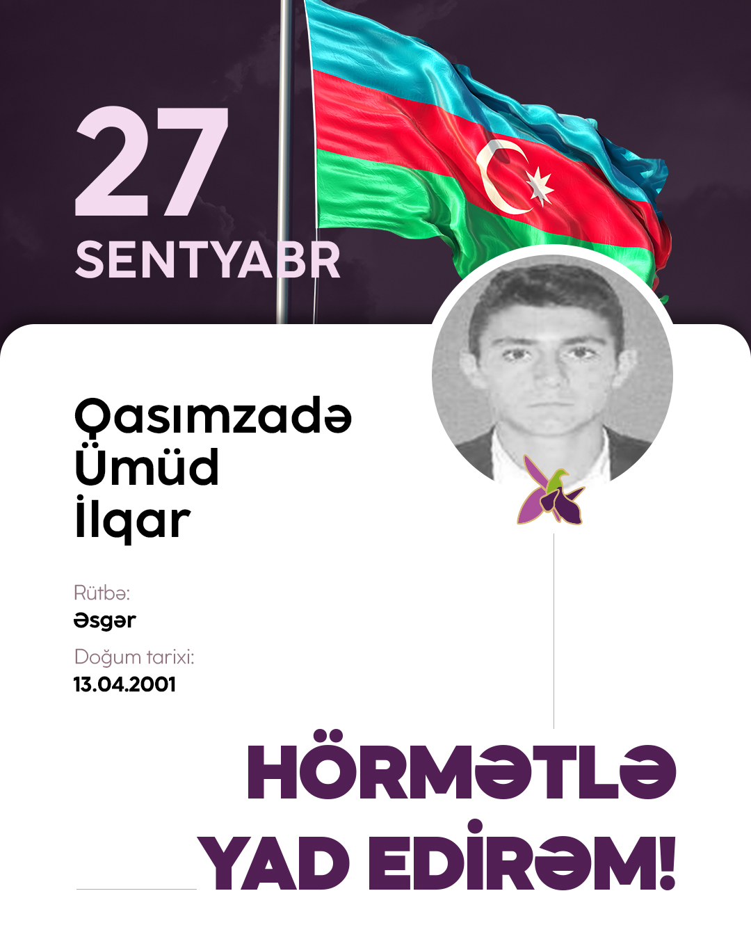 Qasımzadə Ümüd İlqar