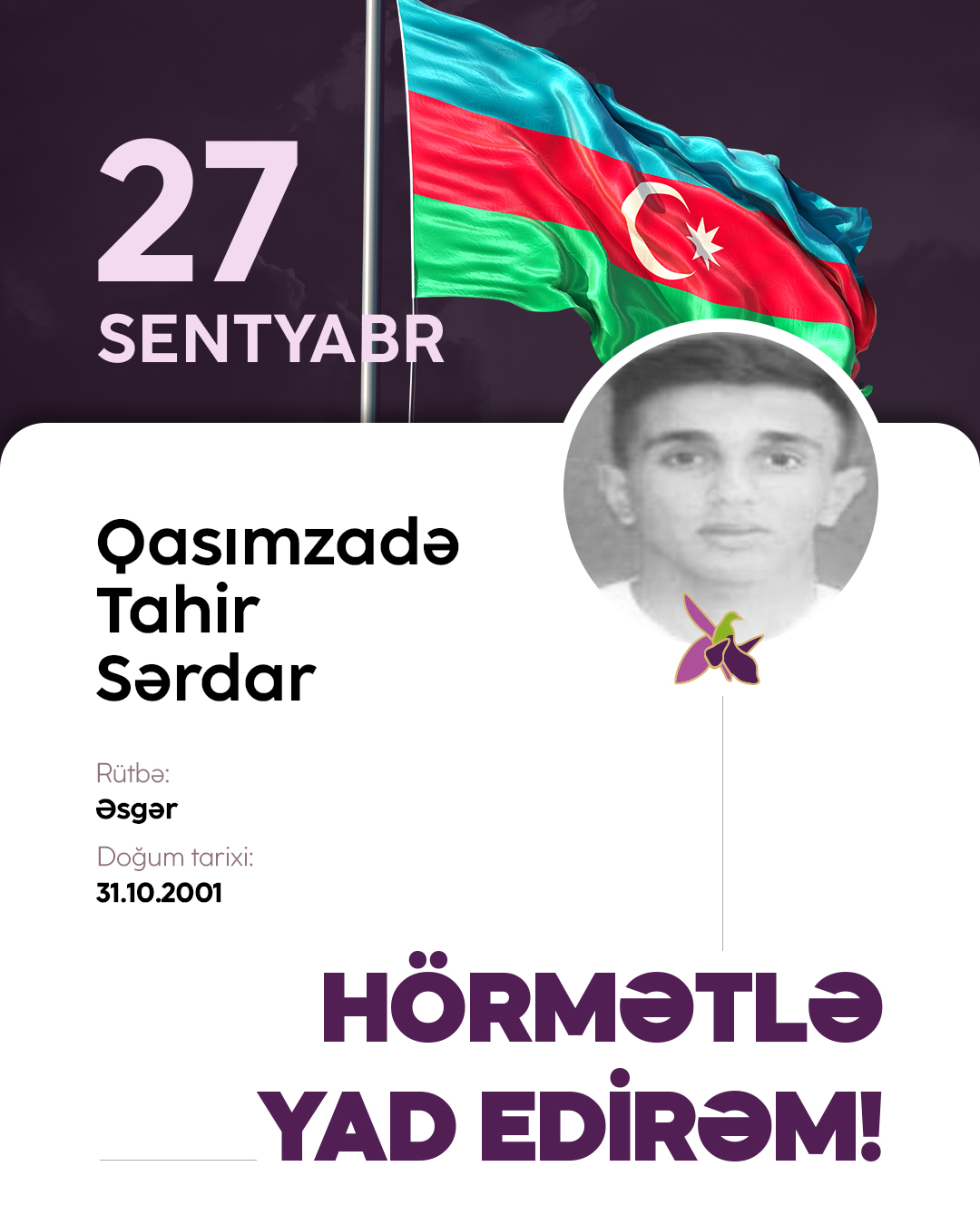 Qasımzadə Tahir Sərdar