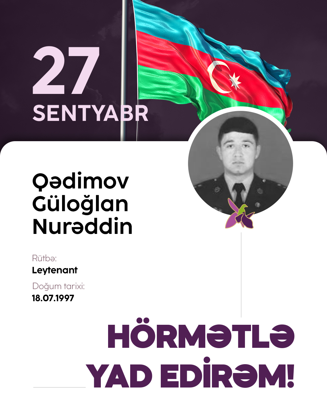 Qədimov Güloğlan Nurəddin