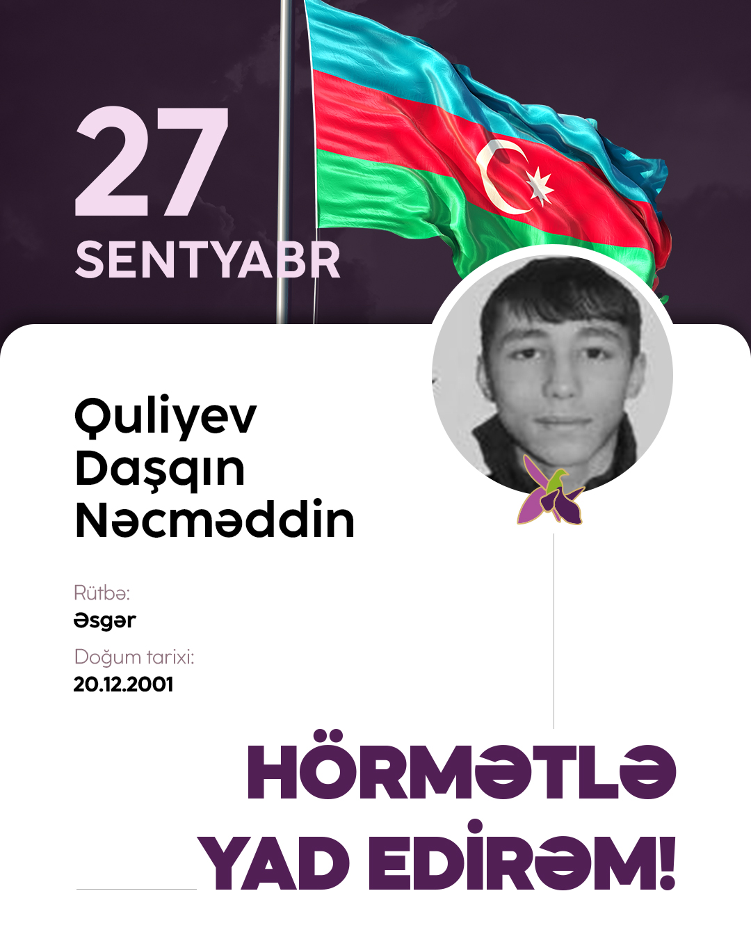 Quliyev Daşqın Nəcməddin
