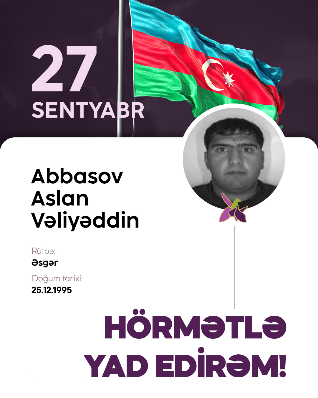 Abbasov Aslan Vəliyəddin
