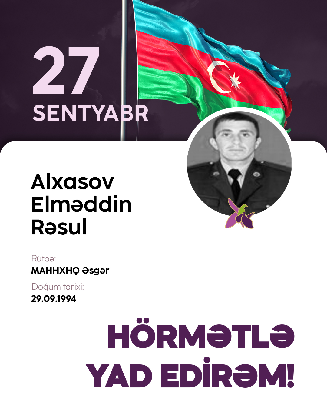 Alxasov Elməddin Rəsul