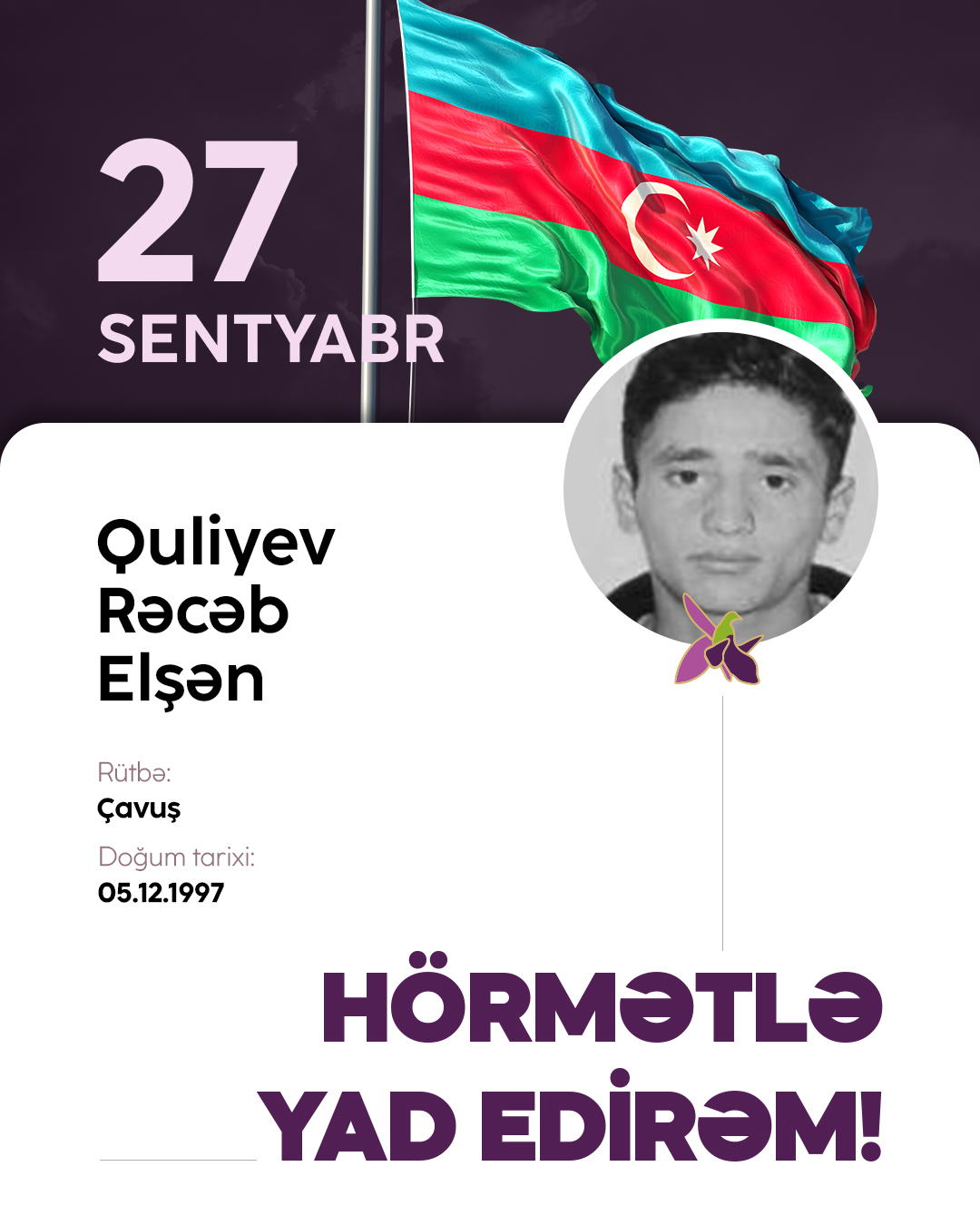 Quliyev Rəcəb Elşən