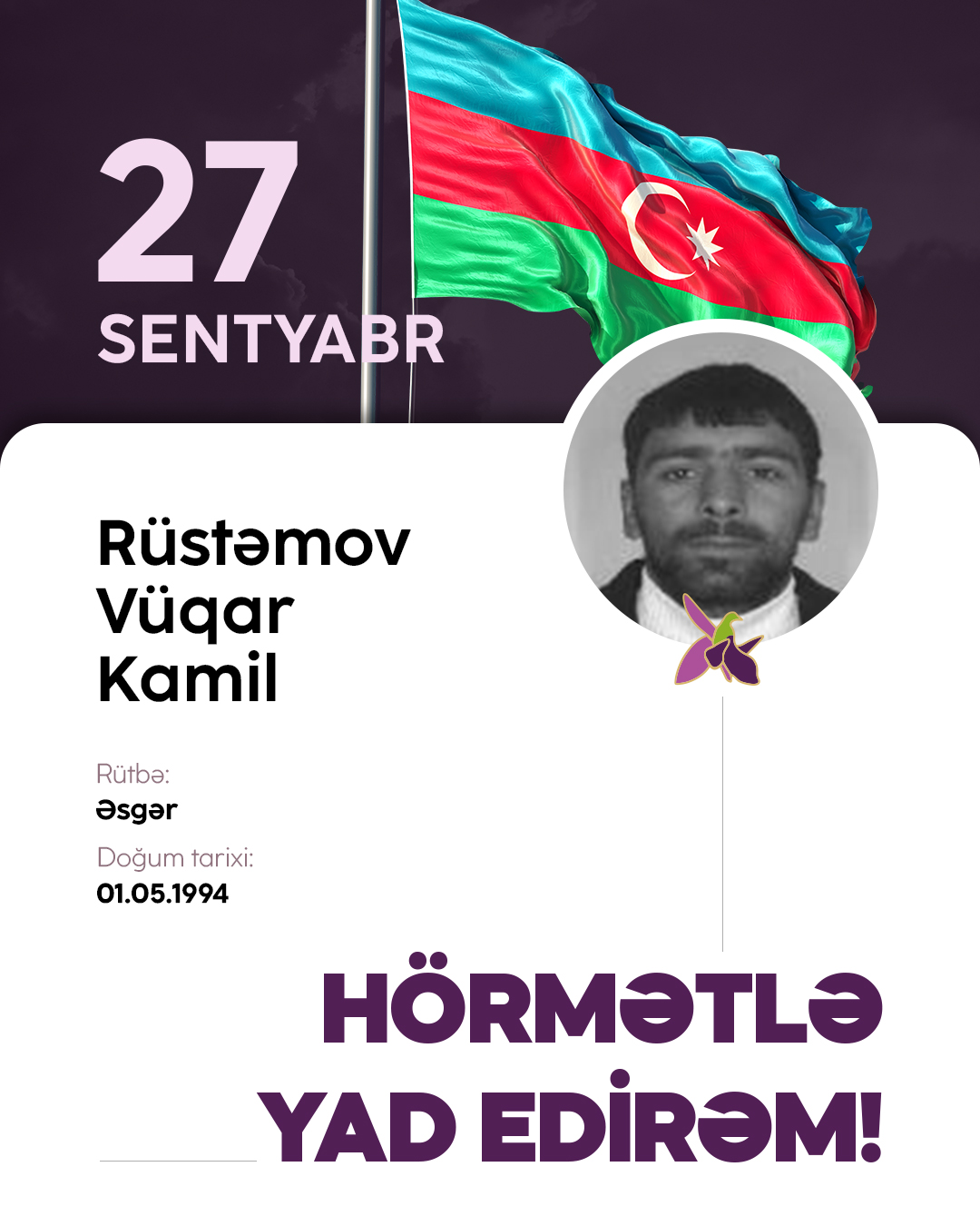 Rüstəmov Vüqar Kamil