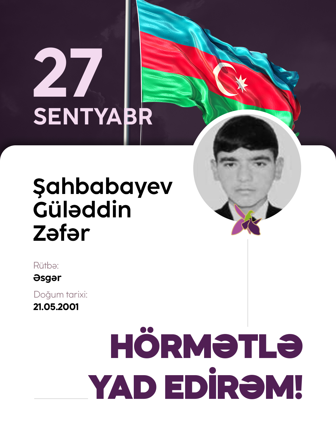 Şahbabayev Güləddin Zəfər