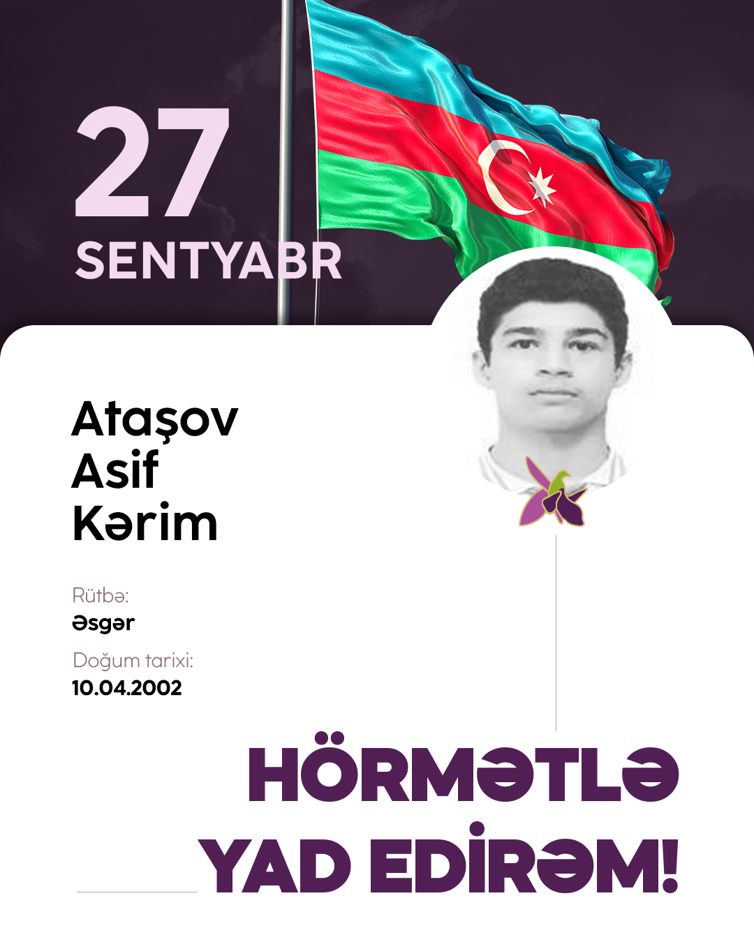 Ataşov Asif Kərim