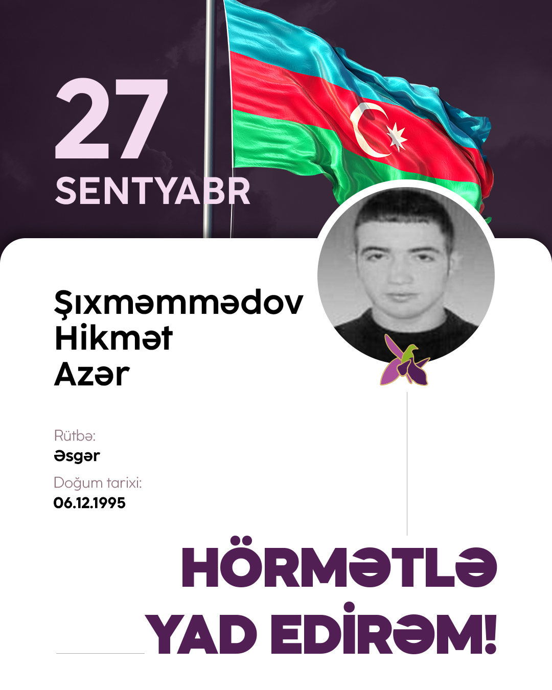 Şıxməmmədov Hikmət Azər