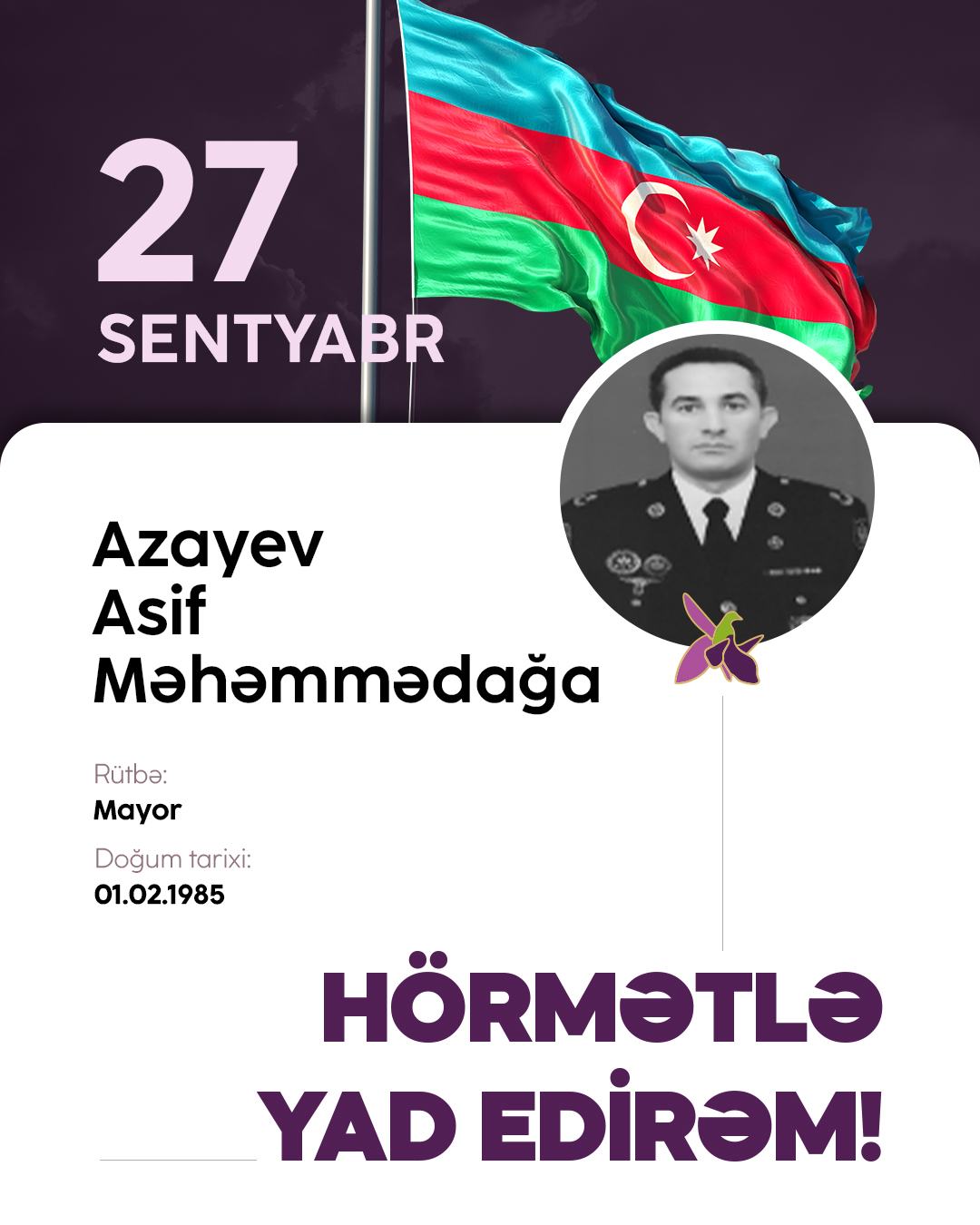 Azayev Asif Məhəmmədağa