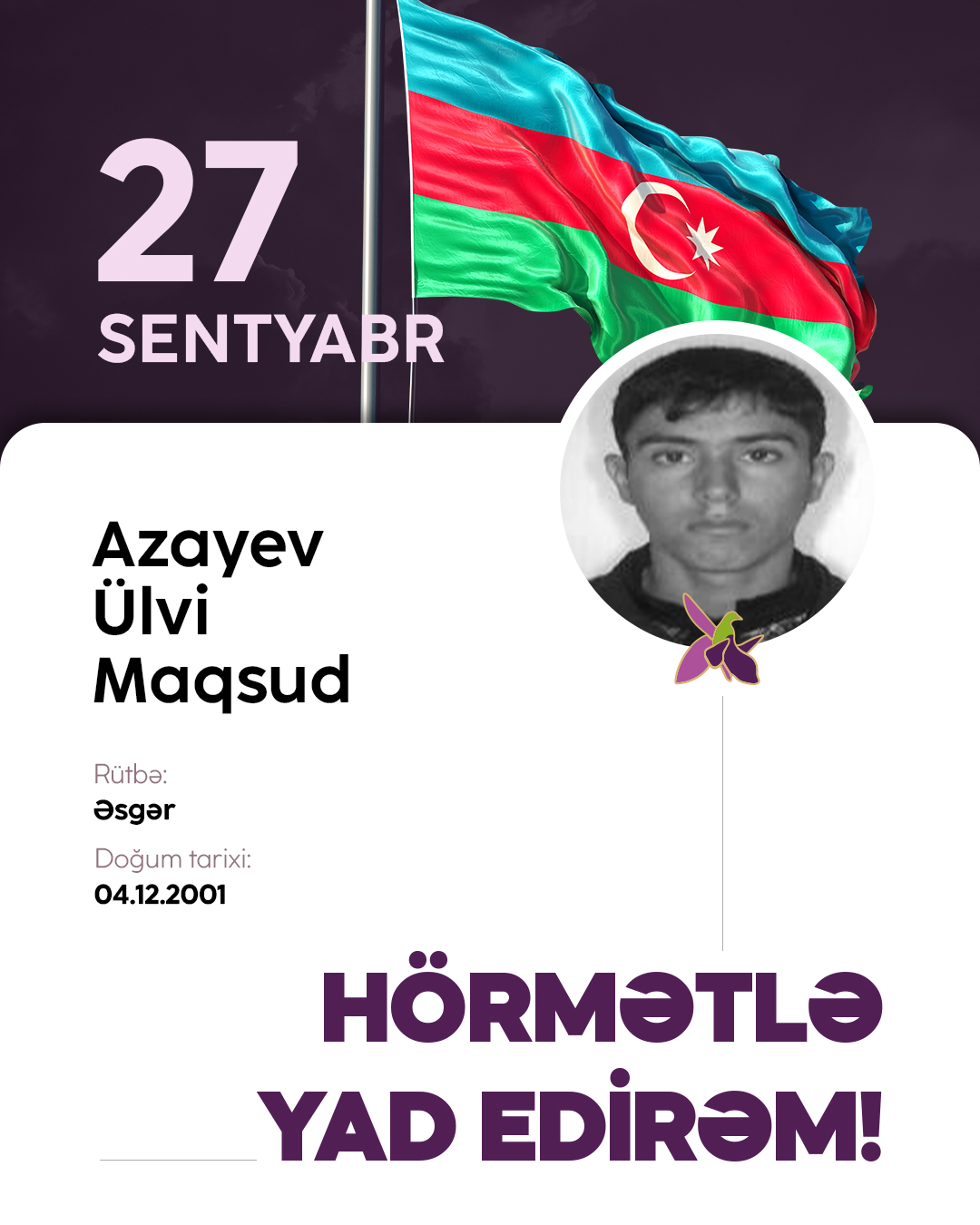 Azayev Ülvi Maqsud