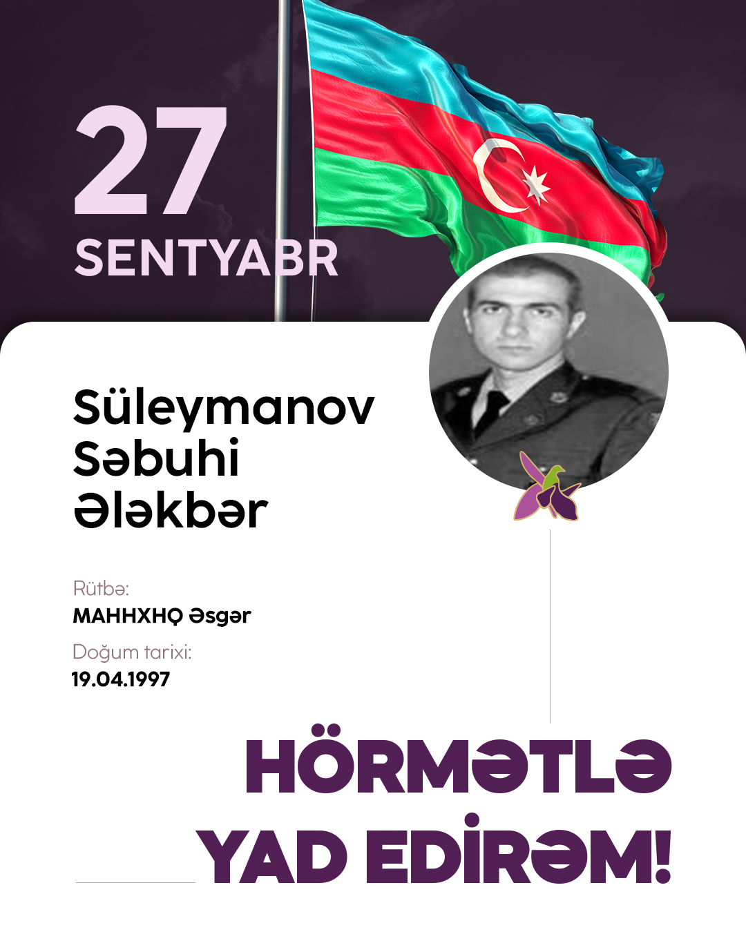 Süleymanov Səbuhi Ələkbər